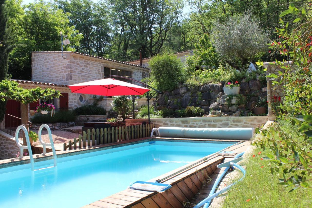 L'Establoun Lägenhet Saint-Martin-de-Brômes Exteriör bild