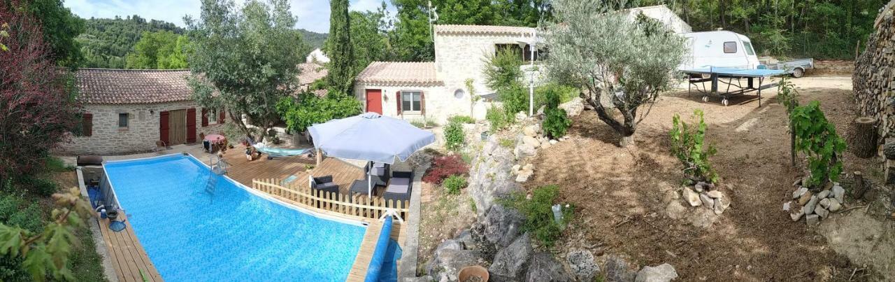 L'Establoun Lägenhet Saint-Martin-de-Brômes Exteriör bild